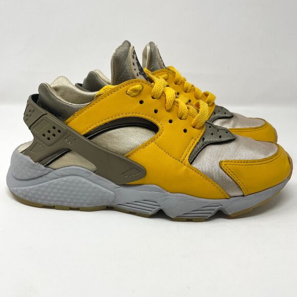 Nike‎ Air Huarache Women's Sz 7 Custom ID Sneakers Yellow Trainer - Picture 1 of 9